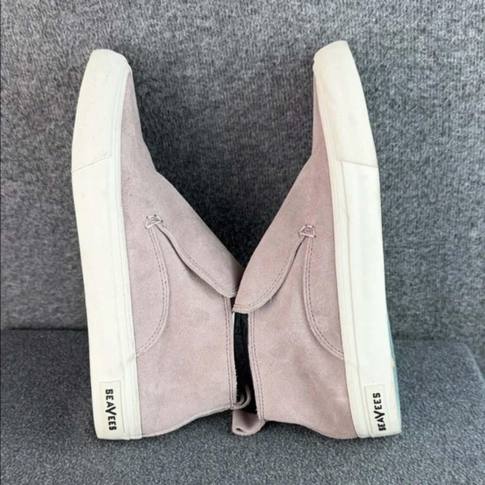 SeaVees‎ Rose Quartz Suede Huntington Middie High Top Sneakers Size 9